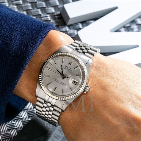 rolex datejust silver dial street style men|rolex datejust 36 thickness.